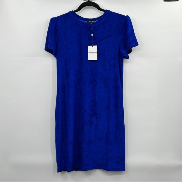 🆕Generation Love Arielle Cobalt Blue Terry Mini Dress NWT - Picture 2 of 9